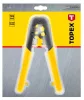 TOPEX Krimpelő-, kábelsarufogó 185mm, 6P, 8P 32D408
