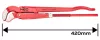 NEO TOOLS Csőfogó S, 1,5", CV, 420mm 25 év garanciával 02-421