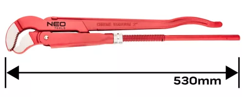NEO TOOLS Csőfogó S, 2", CV 25 év garanciával 02-422