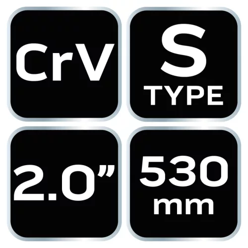 NEO TOOLS Csőfogó S, 2", CV 25 év garanciával 02-422