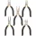 TOPEX Precíziós Fogókészlet 5db, 125mm 32D755