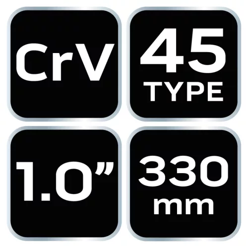 NEO TOOLS Csőfogó 45fok, 1", CrV Line, 330mm 25 év garanciával 02-426