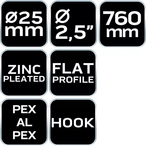 NEO TOOLS PEX csőhajlító rugó 25x760 mm 02-433