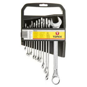 TOPEX Csillag-villáskulcs készlet 6-22mm, 12db 35D375