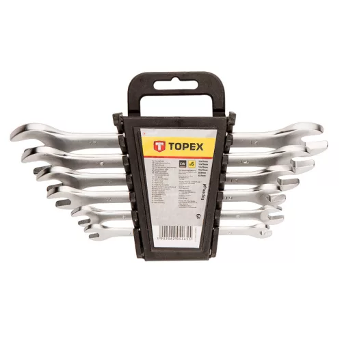TOPEX VILLÁSKULCS KÉSZLET 6-17mm, 6db, CV 35D655