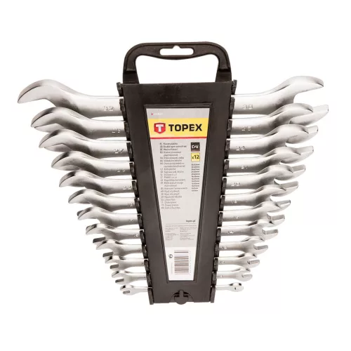 TOPEX VILLÁSKULCS KÉSZLET 6-32mm, 12db, CV 35D657