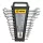 TOPEX Csillag-villáskulcs készlet 6-22mm, 12db 35D757