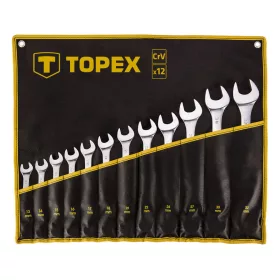 TOPEX Csillag-villáskulcs készlet 10-32mm, 12db 35D758