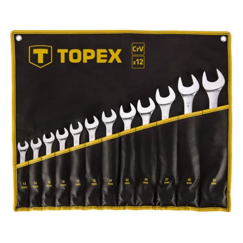 TOPEX Csillag-villáskulcs készlet 10-32mm, 12db 35D758