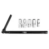NEO TOOLS Csaptelepkulcs, csuklós 250mm, 5+1 cserélhető fej, 8-13mm 02-446