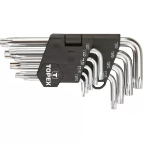   TOPEX Torxkulcs (ötágú) készlet TS10-50 9db, LYUKAS 35D950