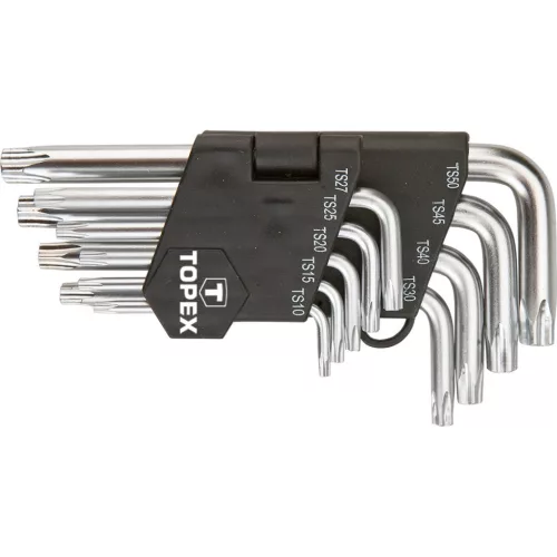 TOPEX Torxkulcs (ötágú) készlet TS10-50 9db, LYUKAS 35D950
