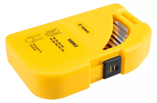 TOPEX IMBUSZ ÉS TORXKULCS készlet 18db 35D952