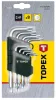 TOPEX Torxkulcs készlet 9db, T10-T50 35D960