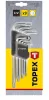 TOPEX Torxkulcs készlet 9db, T10-T50 35D961