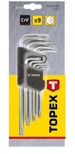 TOPEX Torxkulcs készlet 9db, T10-T50 35D961