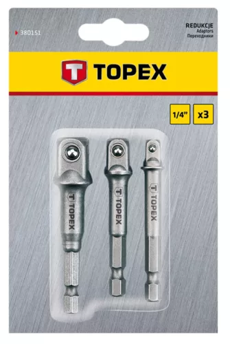 TOPEX ADAPTERKÉSZLET 3db 38D151