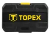 TOPEX Dugókulcskészlet + bitkészlet 1/4" 46db 38D640