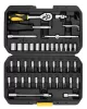 TOPEX Dugókulcskészlet + bitkészlet 1/4" 46db 38D640