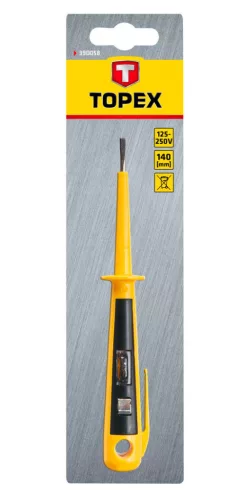 TOPEX Feszültségvizsgáló, fázisceruza 125-250 V, 140mm 39D058