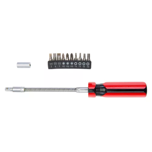 Top Tools Bitfejes csavarhúzó készlet flexibilis szárral 10db 39D122