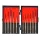 Top Tools Műszerész, Precíziós Csavarhúzó készlet 39D194 11R 39D194