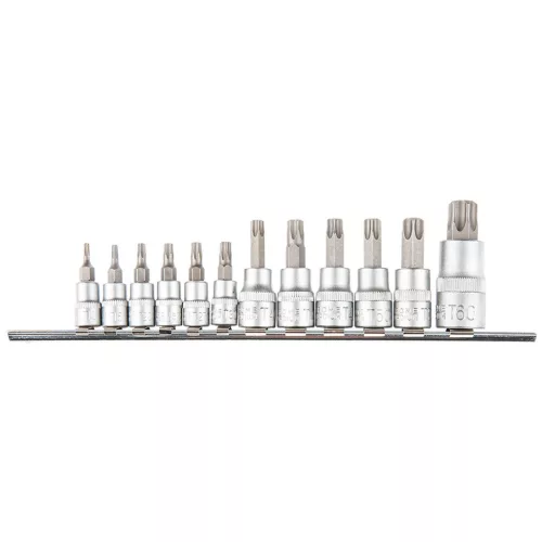 TOPEX Torxbitkészlet 1/4, 3/8, 1/2", 12db 39D342
