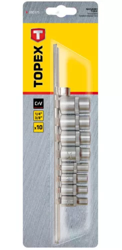 TOPEX Torxkulcs KÉSZLET 10db, E5-E0 39D375