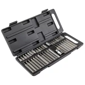   Top Tools Bitkészlet Spline, Torx, HEX fejekkel, 40 részes 39D377