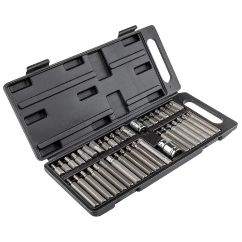Top Tools Bitkészlet Spline, Torx, HEX fejekkel, 40 részes 39D377
