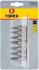 TOPEX Torxbitkészlet 7db, T10-39 39D378