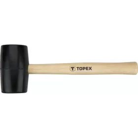 TOPEX Gumikalapács 50mm 340g, keményfa nyél 02A343