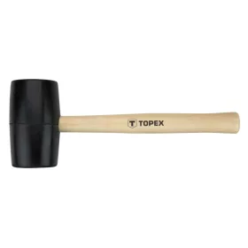 TOPEX Gumikalapács 58mm 450g, keményfa nyél 02A344