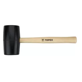 TOPEX Gumikalapács 63mm 680g, keményfa nyél 02A345