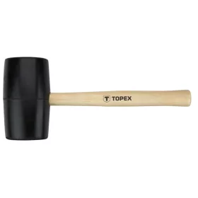 TOPEX Gumikalapács 72mm 900g, keményfa nyél 02A347