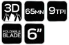 NEO TOOLS Ágvágó fűrész, fűrészlap:150mm(6"), 9 TPI, összecsukható 42-100
