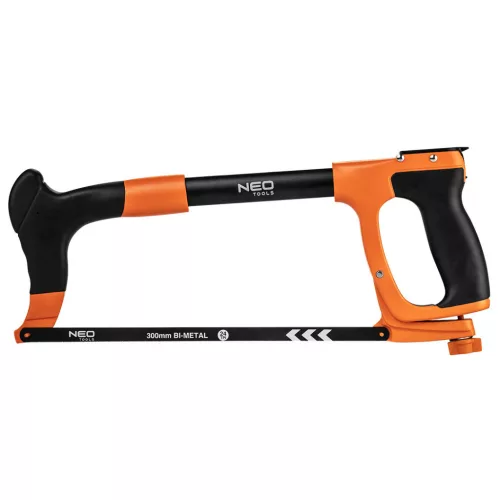 NEO TOOLS Fémfűrész 300mm laptartóval, alumínium, kétkomponensű markolat 43-301
