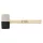 TOPEX Gumikalapács 63mm 680g, fekete-fehér, fa nyél 02A355