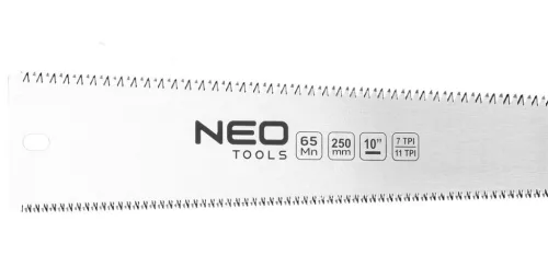 NEO TOOLS Japán fűrész, kétoldalas, fűrészlap:250mm(10"), 7 és 11 TPI 44-612