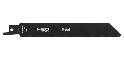 NEO TOOLS Kézifűrész szett univerzális befogóval, 4 db lappal, dekopír és orrfűrész lapokhoz. 44-650