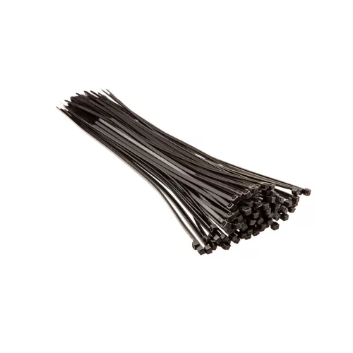 Top Tools KÁBELKÖTEGELŐ, gyorskötöző, 2,5mm x 300mm, fekete, 100db 44E960