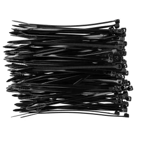   TOPEX KÁBELKÖTEGELŐ, gyorskötöző, 2,5mm x 100mm, fekete, 100db 44E970