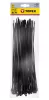TOPEX KÁBELKÖTEGELŐ, gyorskötöző, 3,6mm x 300mm, fekete, 100db 44E973