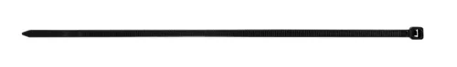 TOPEX KÁBELKÖTEGELŐ, gyorskötöző, 3,6mm x 200mm, fekete, 100db 44E976