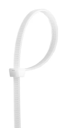TOPEX KÁBELKÖTEGELŐ, gyorskötöző, 4,8mm x 300mm, fehér, 75db 44E979