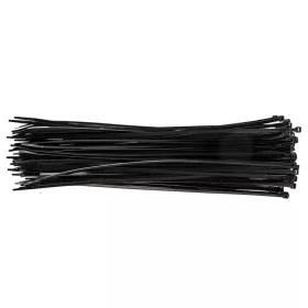   TOPEX KÁBELKÖTEGELŐ, gyorskötöző, 4,8mm x 370mm, fekete, 75db 44E982