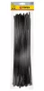 TOPEX KÁBELKÖTEGELŐ, gyorskötöző, 7,6mm x 500mm, fekete, 75db 44E983