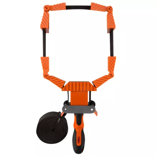 NEO TOOLS Sarokszorító, szalagos, keretragasztáshoz 4000 x 26 x 1,3mm 45-493