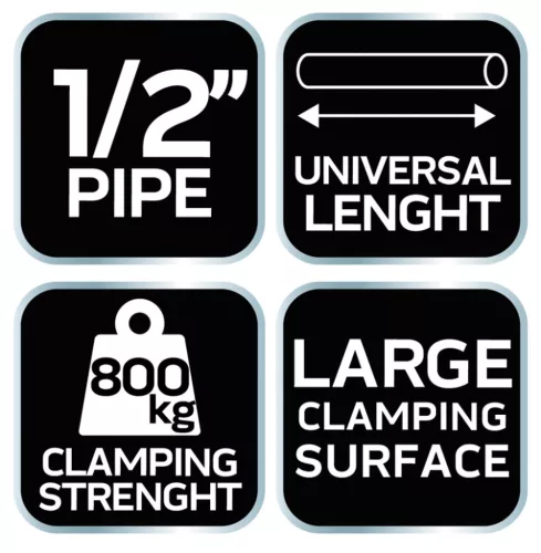 NEO TOOLS Csőszorító 1/2" 45-495