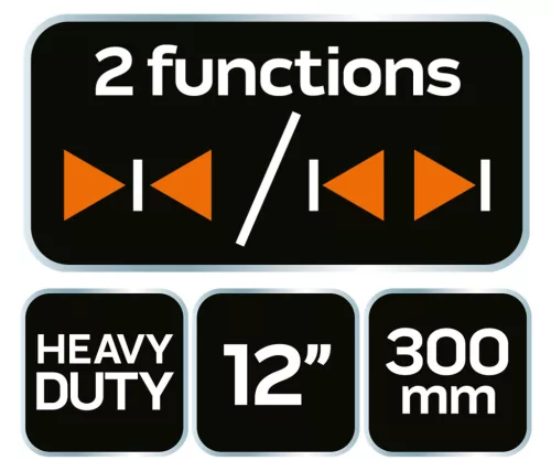 NEO TOOLS Autómata gyorsszorító, 135kg, 12"/300mm, 2 funkciós 45-501